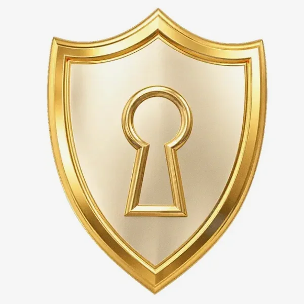 Shield with keyhole — Vox