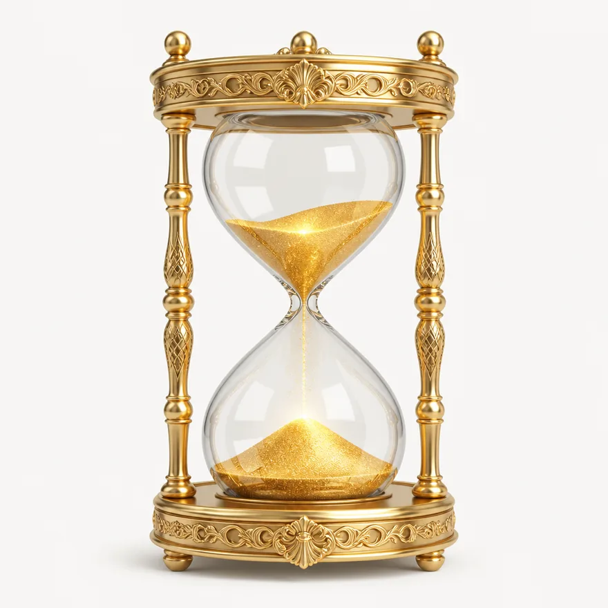 Ornate hourglass — Vox