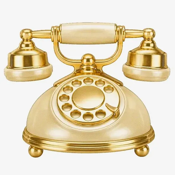 Vintage rotary telephone — Vox