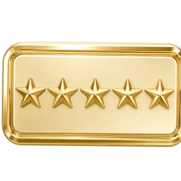 Five-star rating plaque — Vox