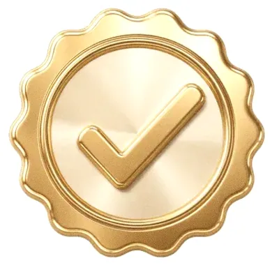 Checkmark badge — Vox