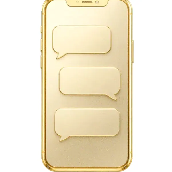 Smartphone with chat bubbles — Vox